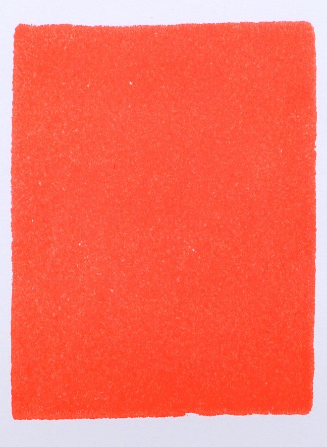 Ready 2 Learn Jumbo Washable Stamp Pad - Orange - 6.2"L x 4.1"W - Non-Toxic - Fade Resistant - Ideal Size for Baby Handprints and Footprints - Image 3